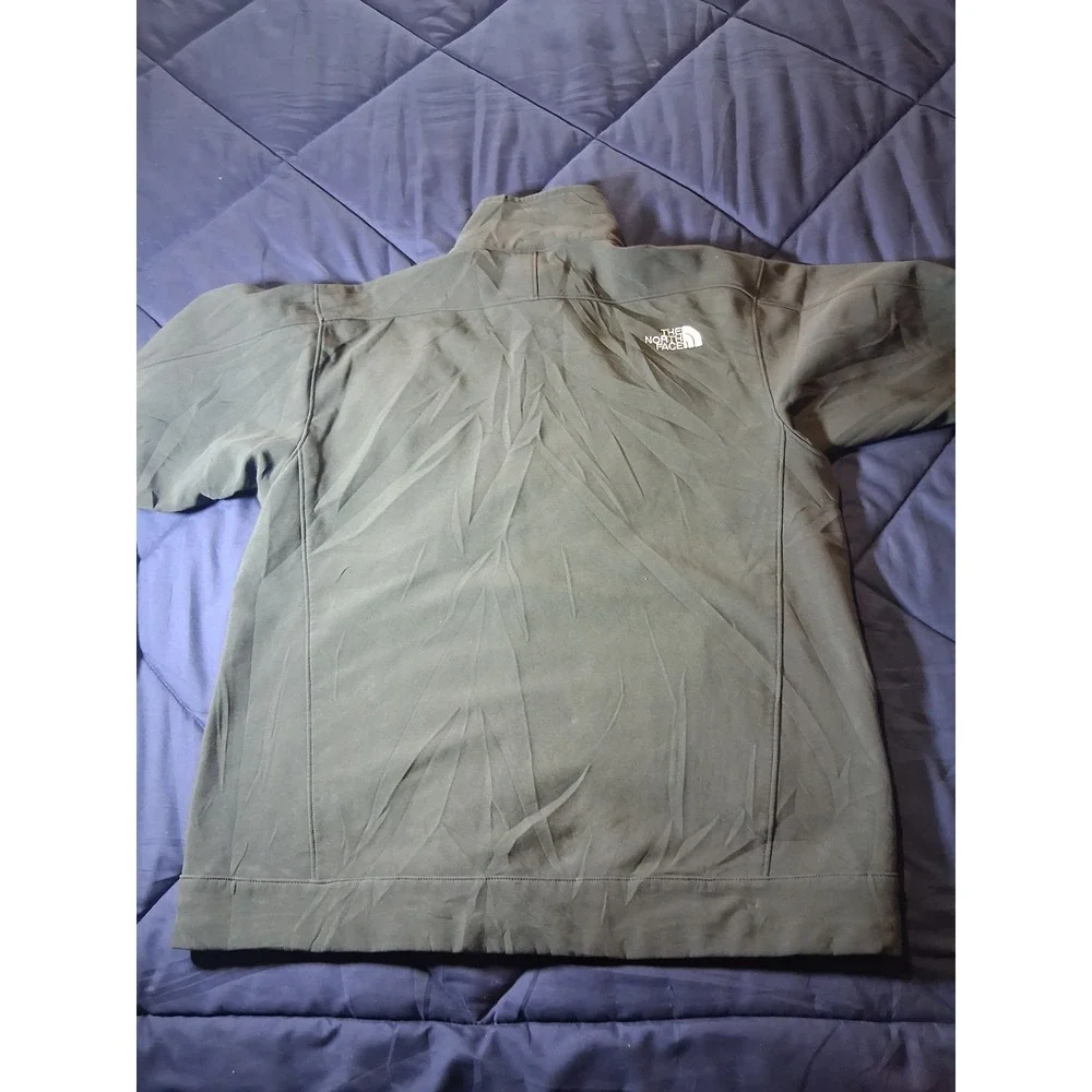 The North Face Apex Bionic Softshell Jacket Mens Medium Green Full Zip Windproof